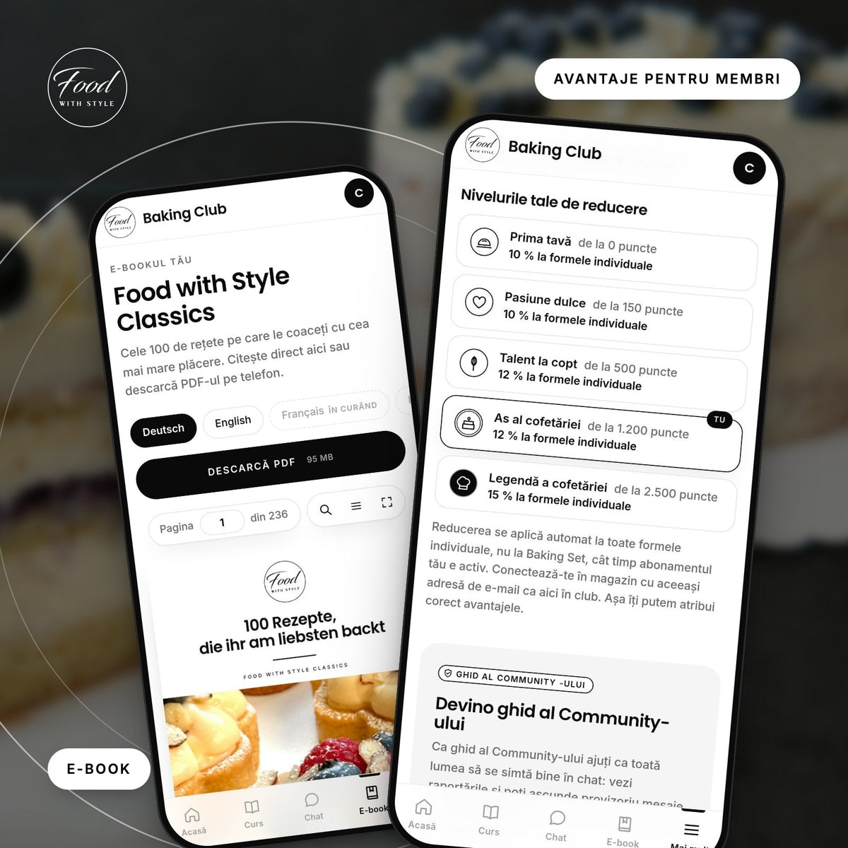 Food with Style Baking Club member perks