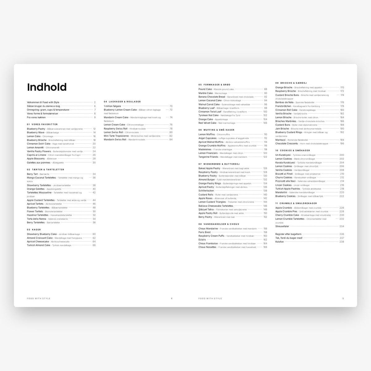 Food with Style Classics e-book pages