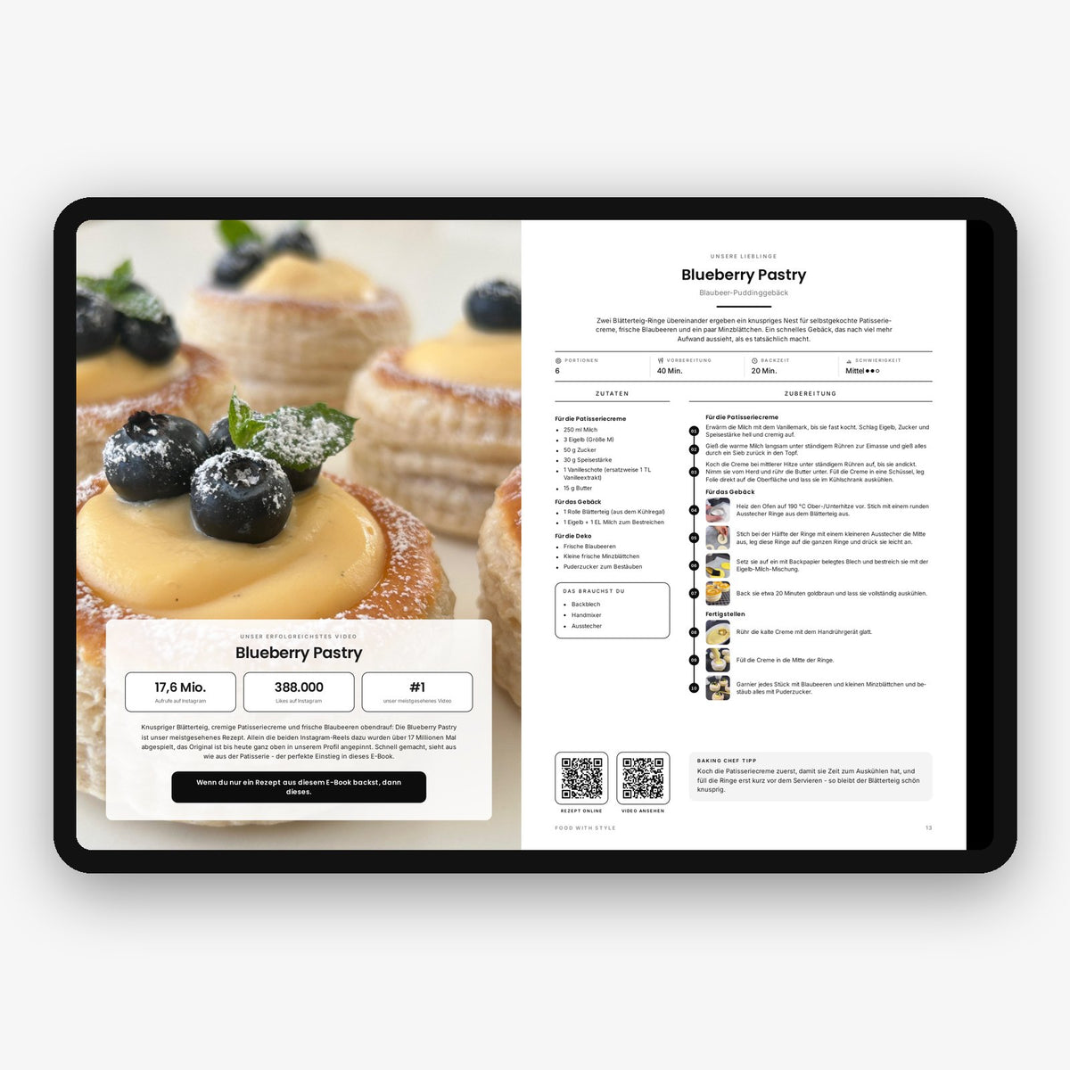 Food with Style Classics e-book pages