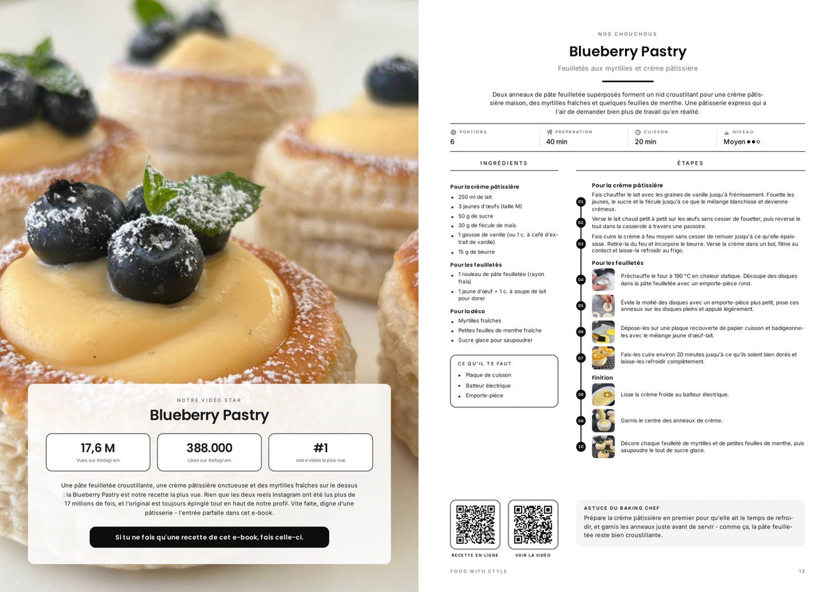 Food with Style Classics e-book pages