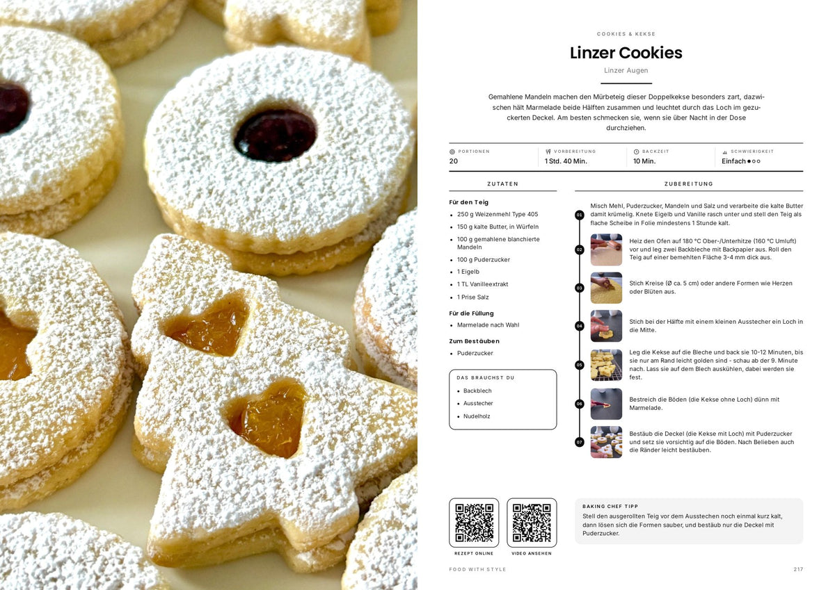 Food with Style Classics e-book pages