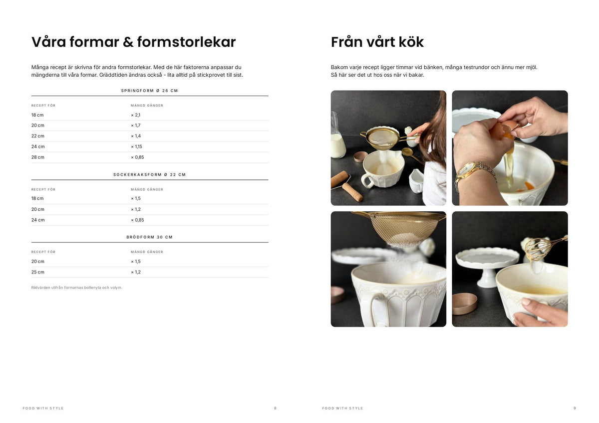 Food with Style Classics e-book pages