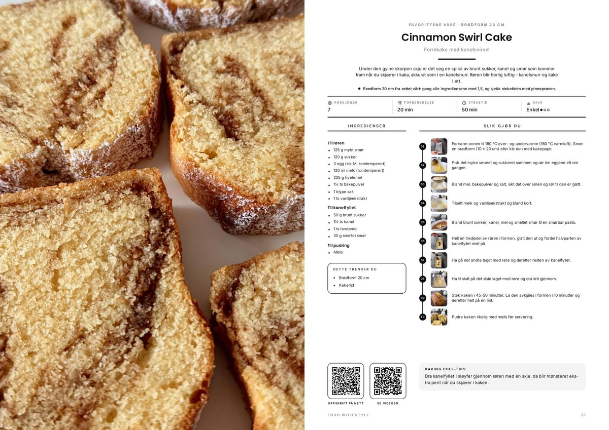 Food with Style Classics e-book pages