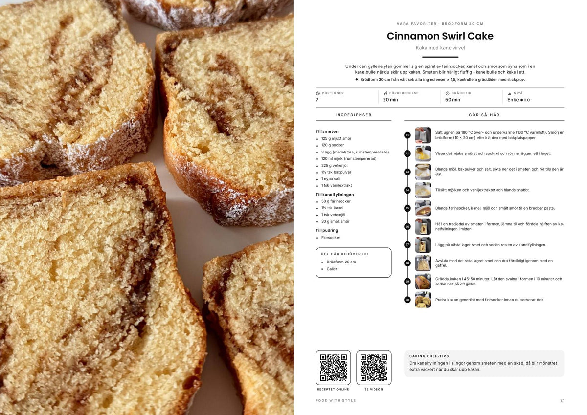 Food with Style Classics e-book pages