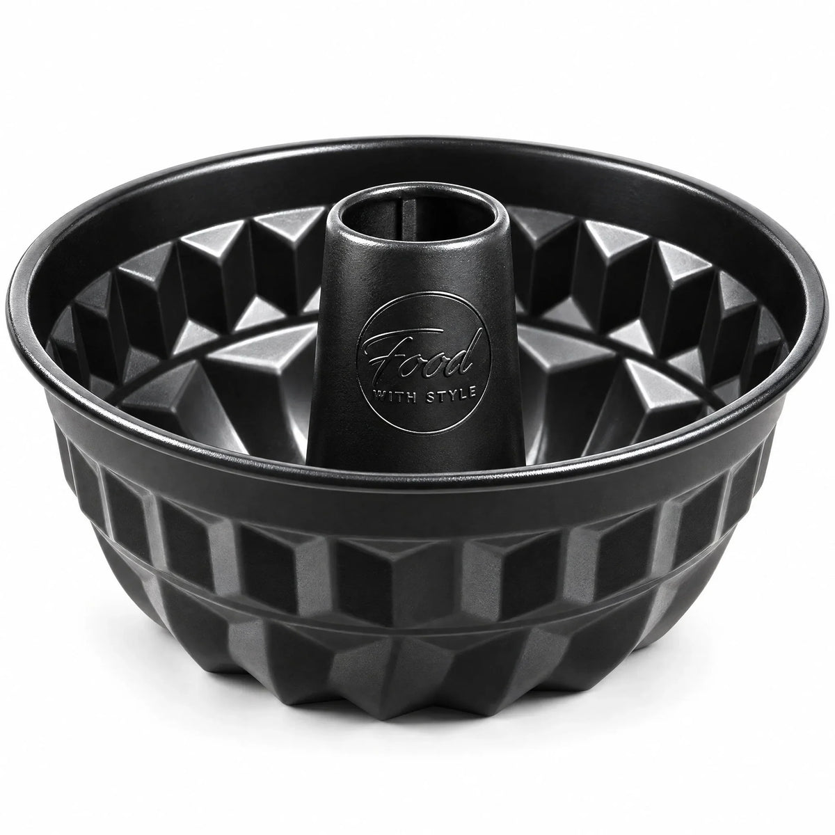 Food with Style ring cake pan 22 cm from the baking set, in black with deep fluting