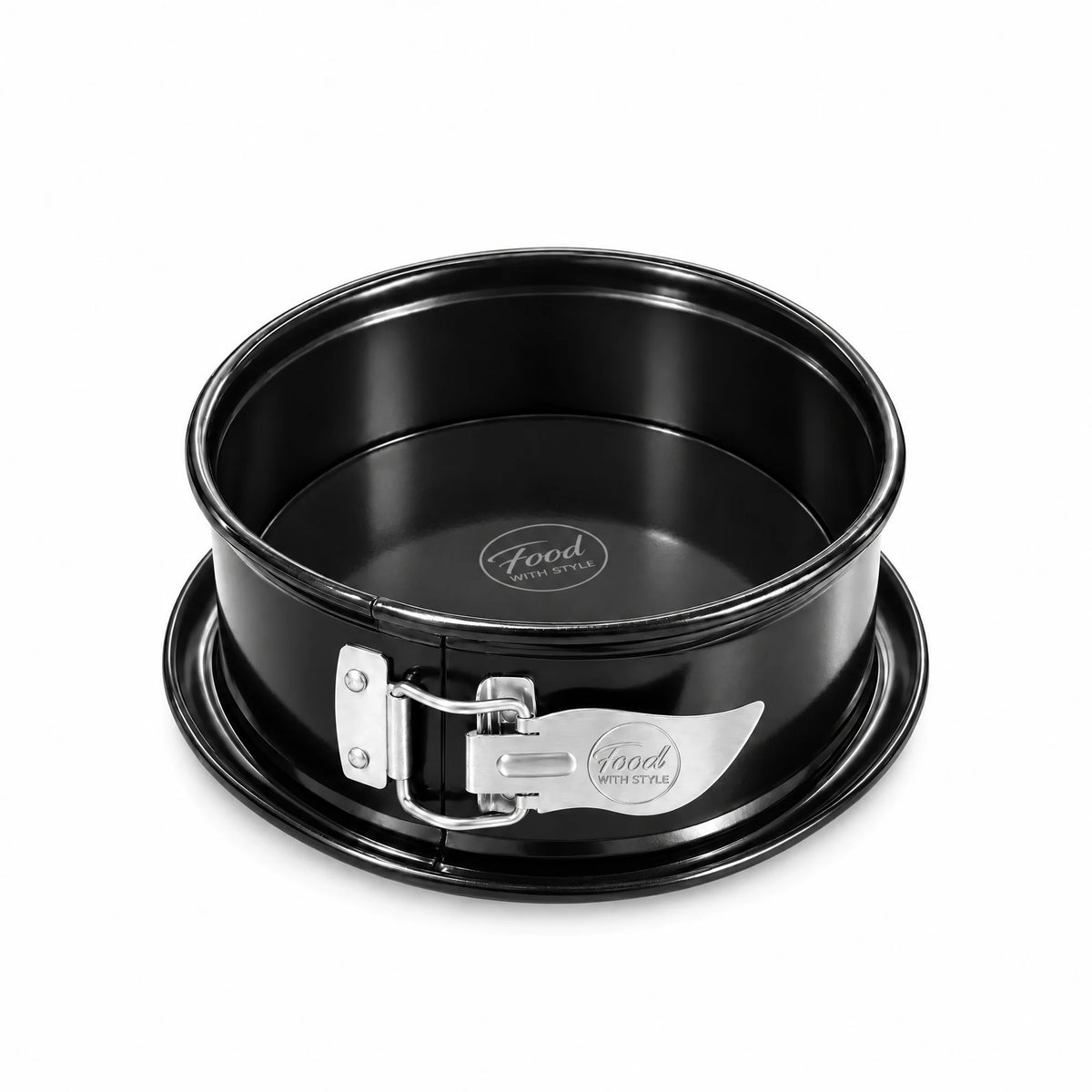 Food with Style springform pan 20 cm in black with stainless steel clasp